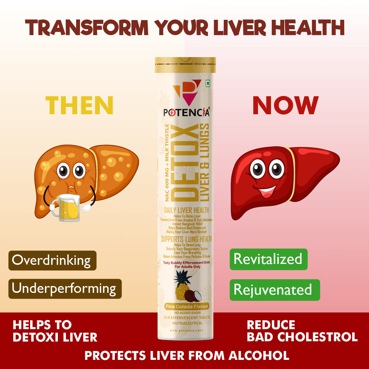 Pack of 6 Detox Liver & Lungs