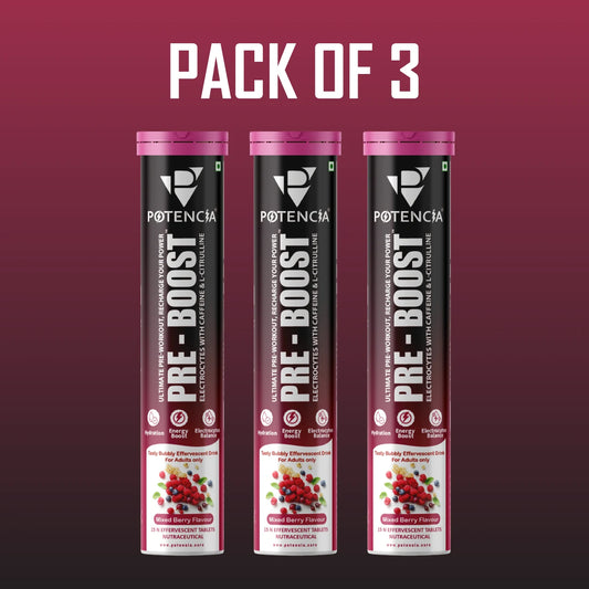 Pack of 3 Pre-Boost Mixed Berry