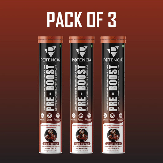Pack of 3 Pre-Boost Cola