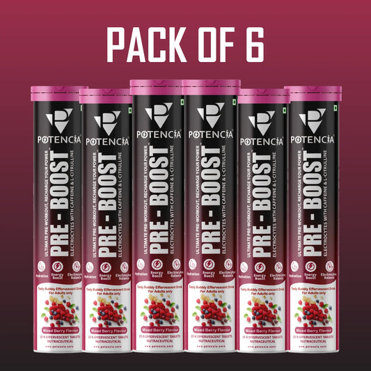 Pack of 6 Pre-Boost Mixed-Berry
