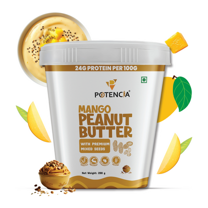 Peanut Butter Mango with Mixed Seeds