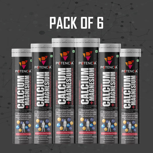 Pack of 6 Calcium +Magnesium