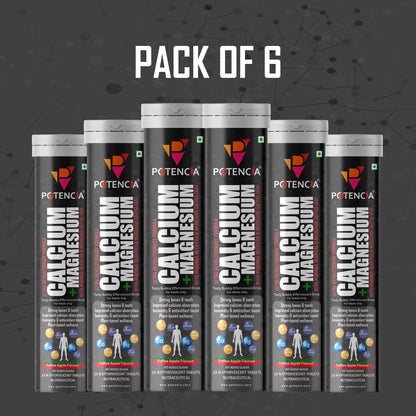 Pack of 6 Calcium +Magnesium