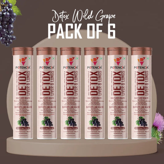 Pack of 6 Detox Liver & Lungs