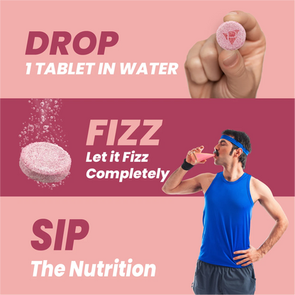 Pack Of 3 Electrolyte Rose Lemonade