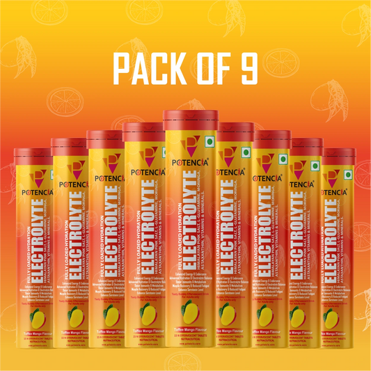 Pack Of 9 Electrolyte Toffee Mango
