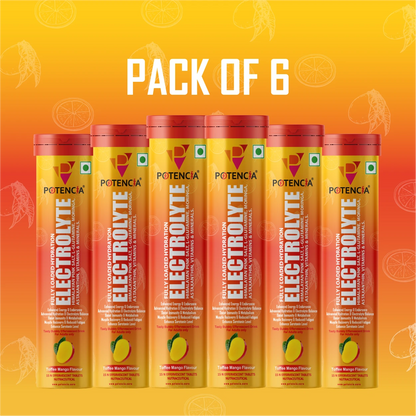 Pack of 6 Electrolyte Toffee Mango