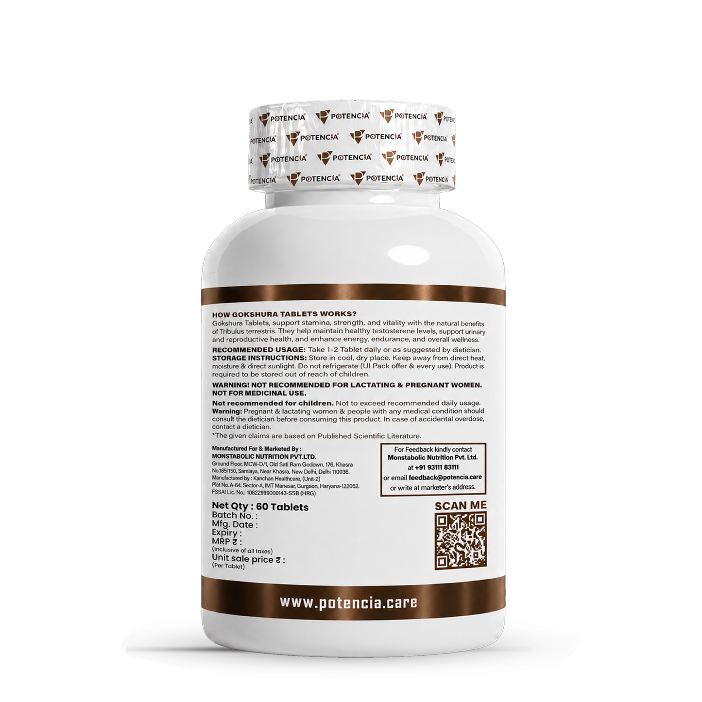 Potencia Herbaceous Gokshura-T