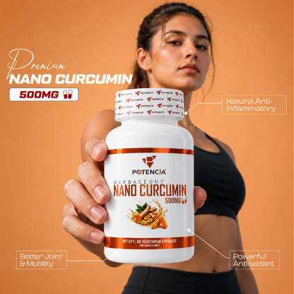 Potencia Herbacous Nano Curcumin 500mg – 60 Vegetarian Capsules