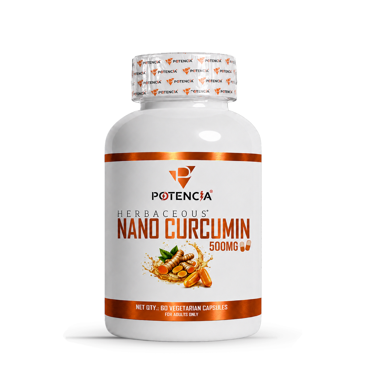 Potencia Herbacous Nano Curcumin 500mg – 60 Vegetarian Capsules