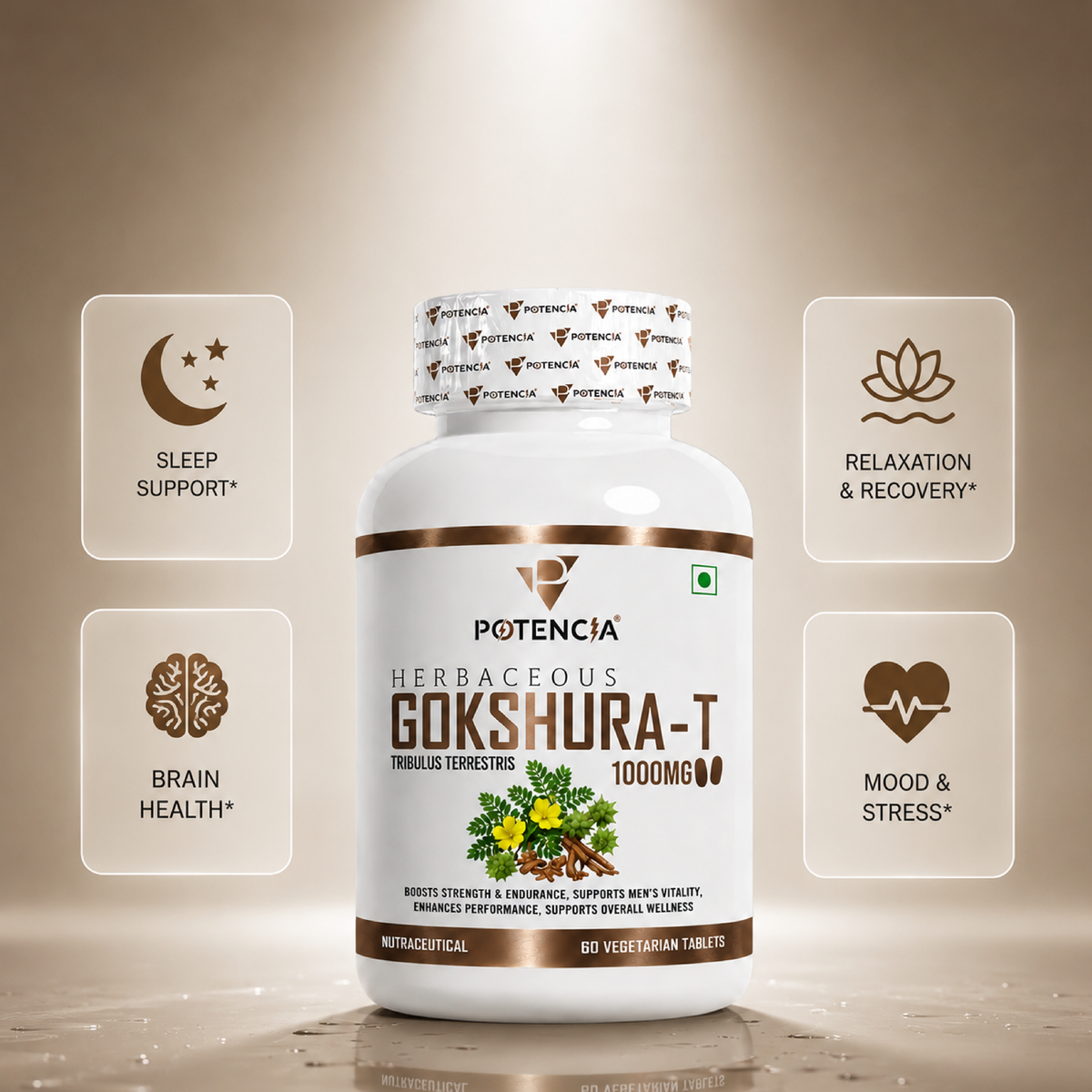 Potencia Herbaceous Gokshura-T