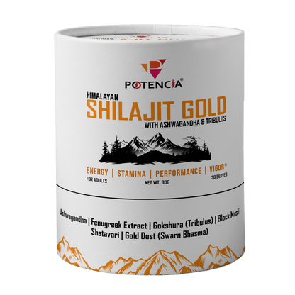 Shilajit Gold with Ashwagandha & Tribulus | Energy | Stamina | Performance | Sexual Desire*