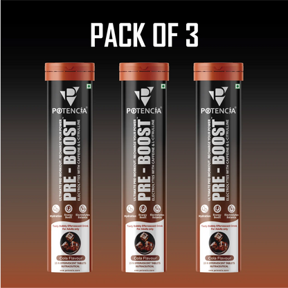 Pack of 3 Pre-Boost  ( Ultimate - PreWorkout ) Cola
