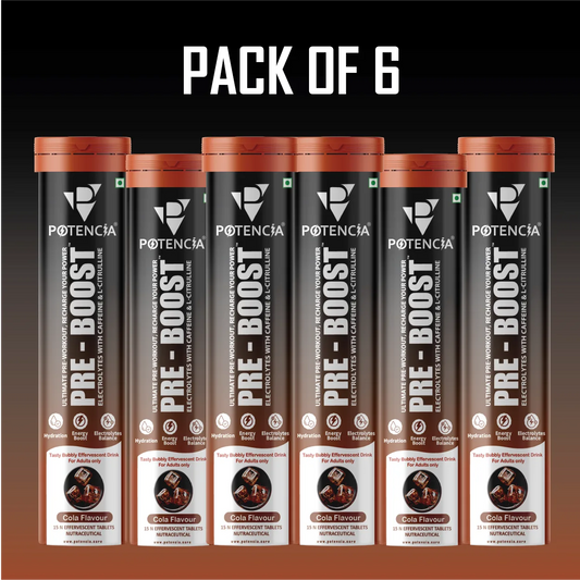 Pack of 6 Pre-Boost  ( Ultimate - PreWorkout ) Cola