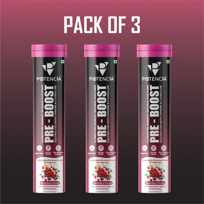 Pack of 3  Pre-Boost ( Ultimate - PreWorkout ) Mixed Berry