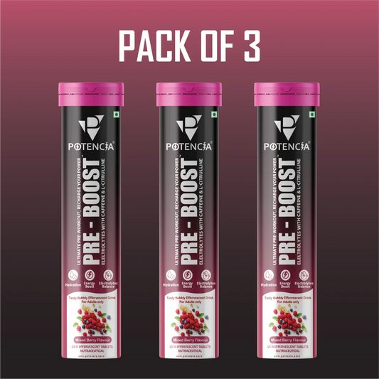 Pack of 3  Pre-Boost ( Ultimate - PreWorkout ) Mixed Berry