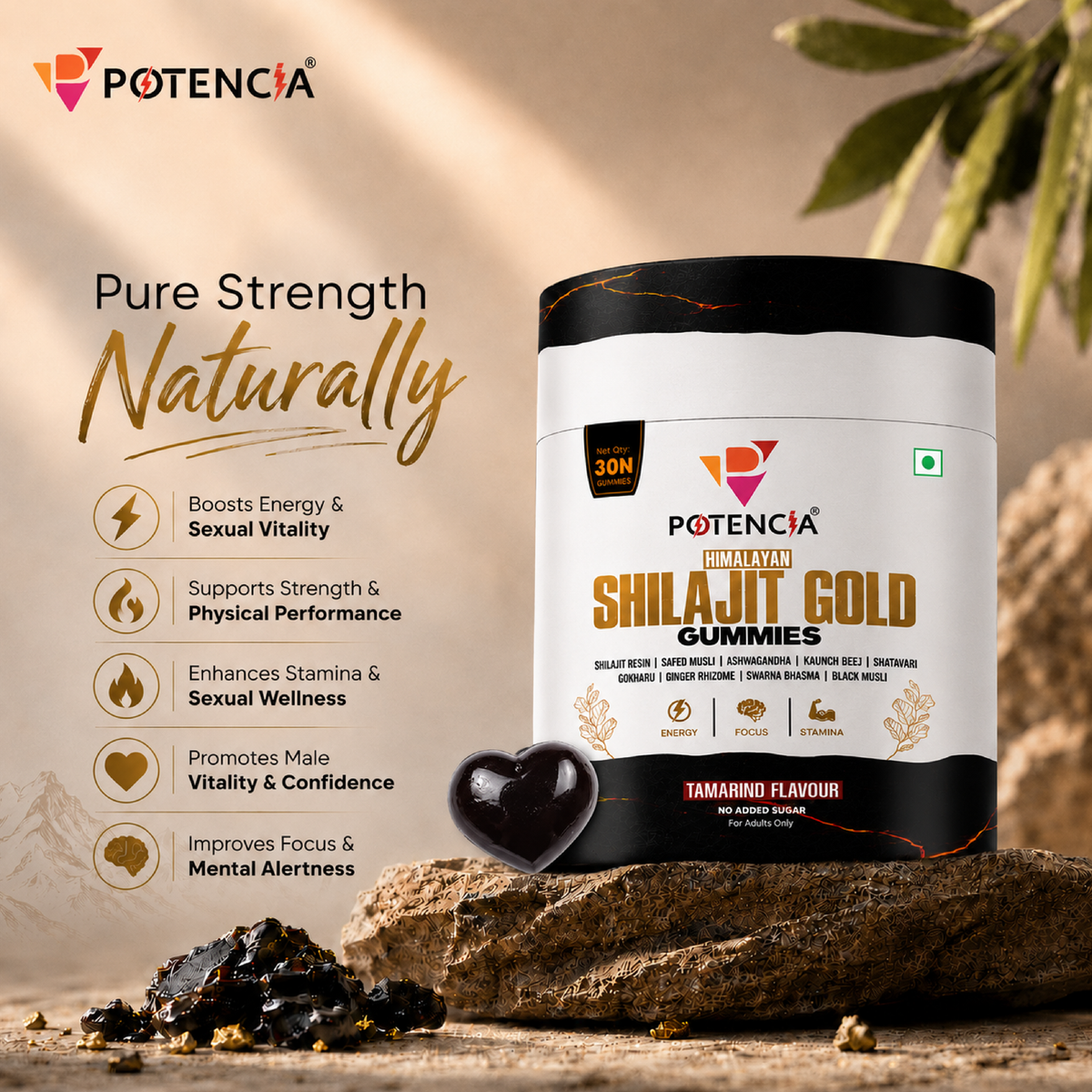 Himalayan Shilajit Gold Gummies