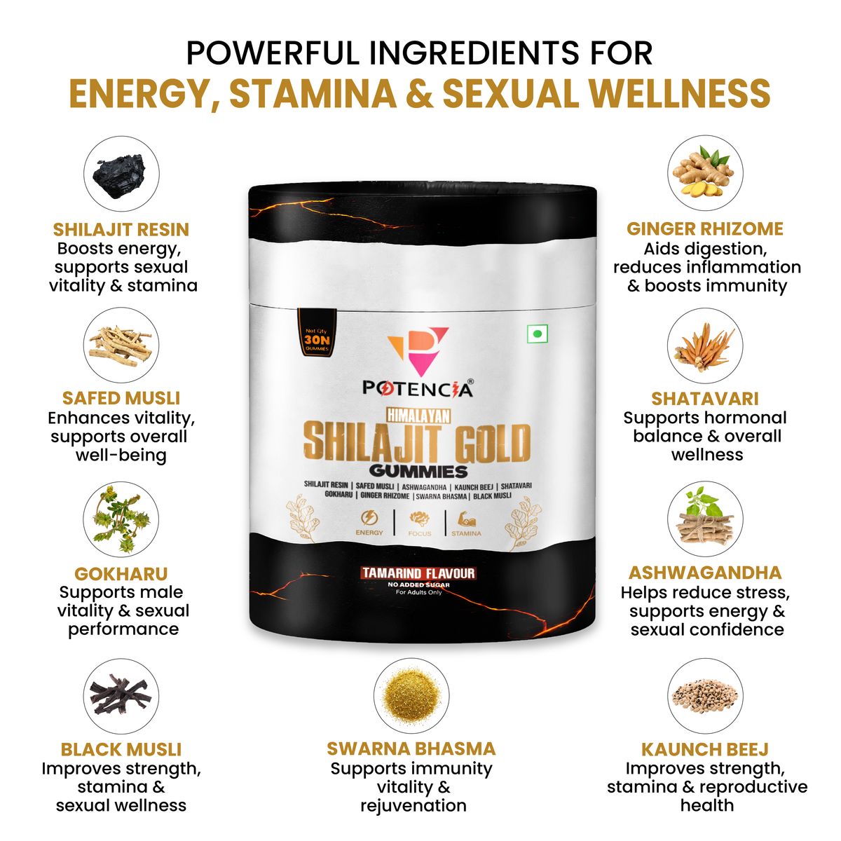 Himalayan Shilajit Gold Gummies