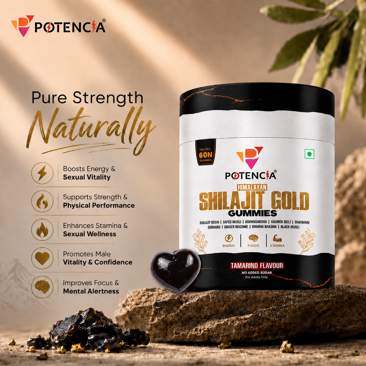 Himalayan Shilajit Gold Gummies