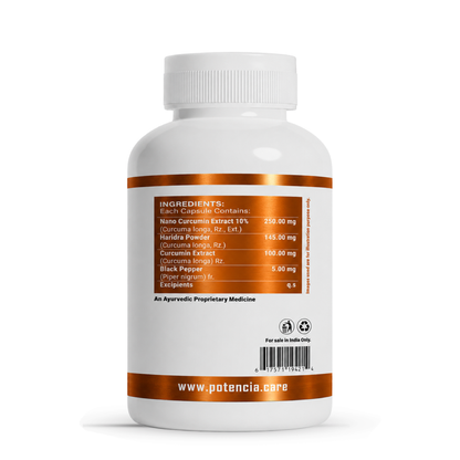 Potencia Herbacous Nano Curcumin 500mg – 60 Vegetarian Capsules