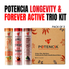 Potencia Longevity & Forever Active Trio Kit  Immunity | Detox | Daily Wellness
