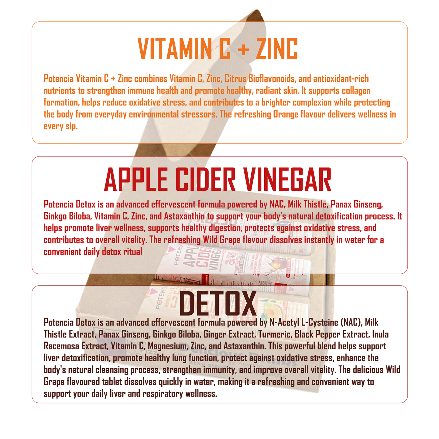 Potencia Longevity & Forever Active Trio Kit  Immunity | Detox | Daily Wellness