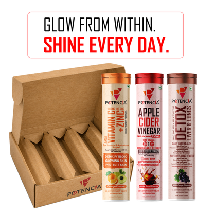Potencia Longevity & Forever Active Trio Kit  Immunity | Detox | Daily Wellness