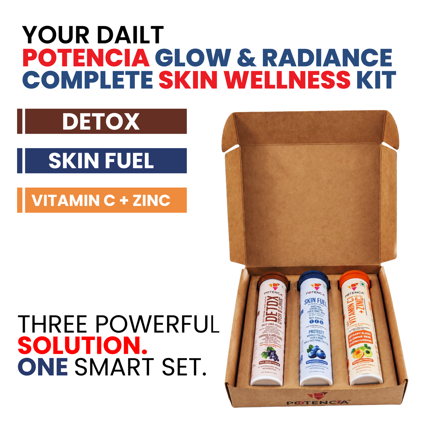 Potencia Glow & Radiance Complete Skin Wellness Kit