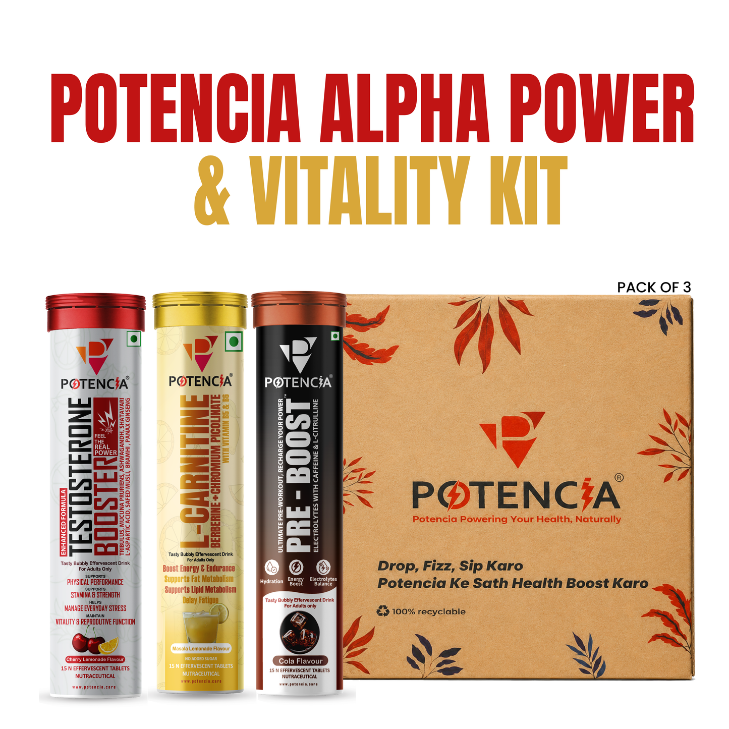 Potencia Alpha Power & Vitality kit