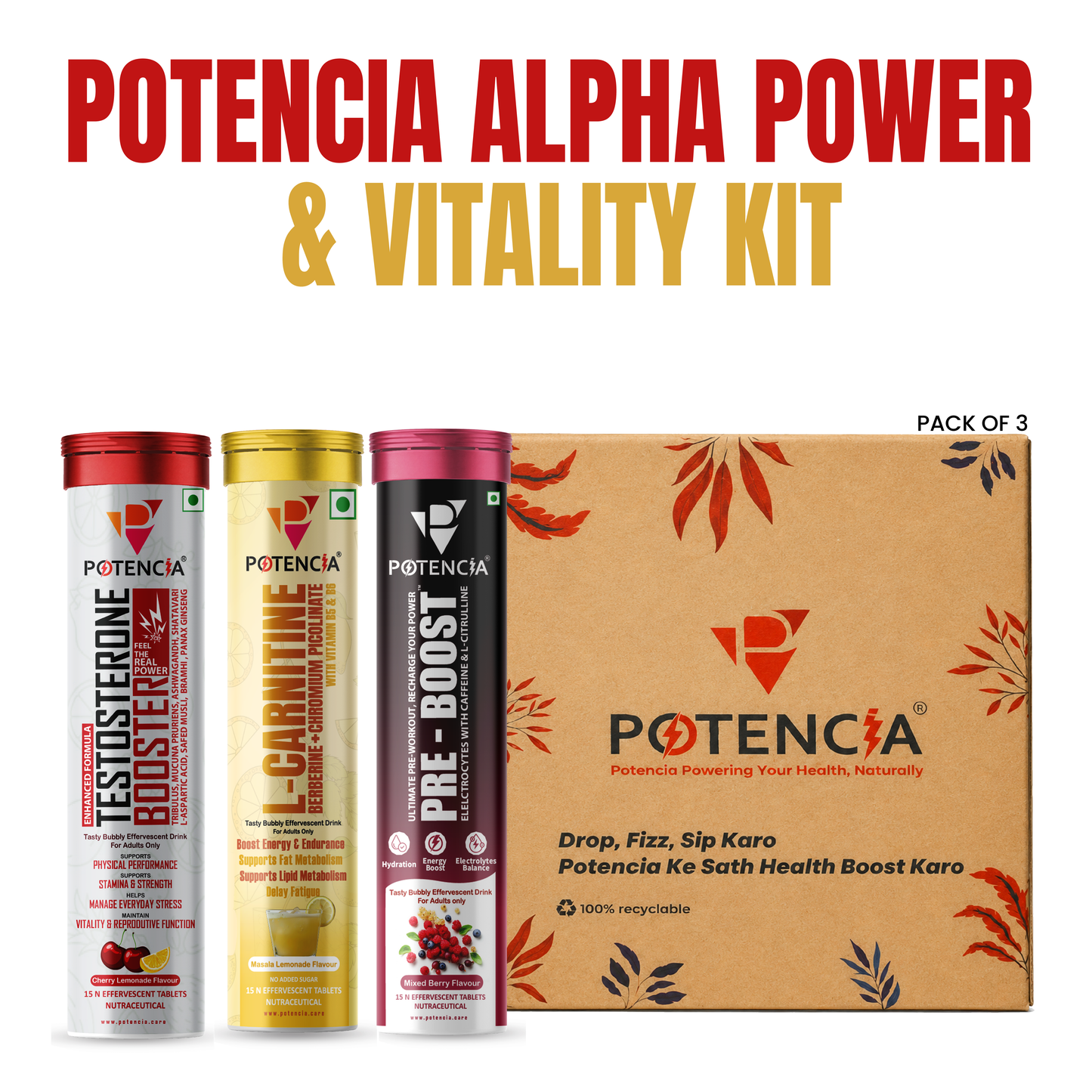 Potencia Alpha Power & Vitality kit