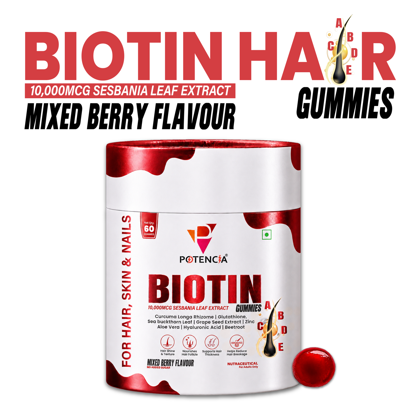 Biotin Hair Gummies
