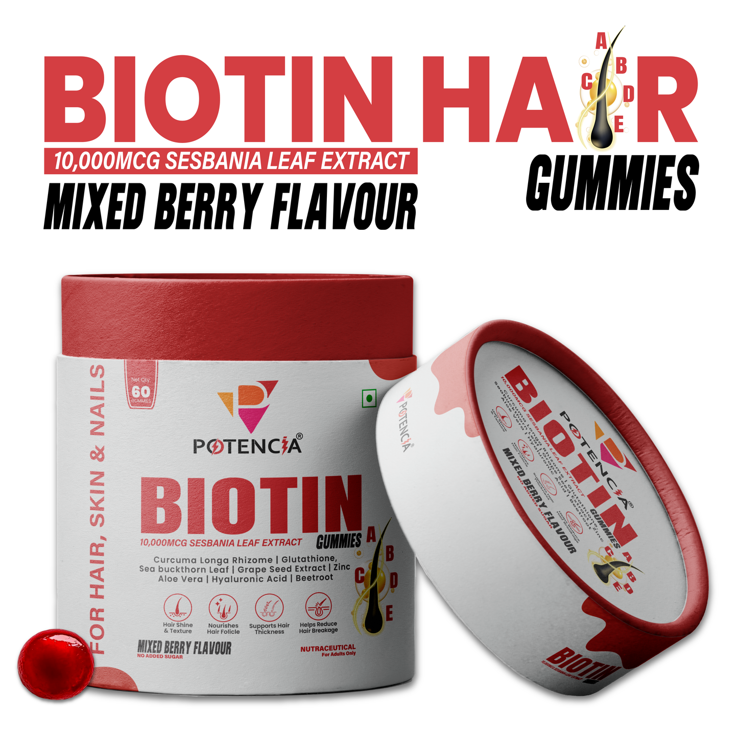 Biotin Hair Gummies