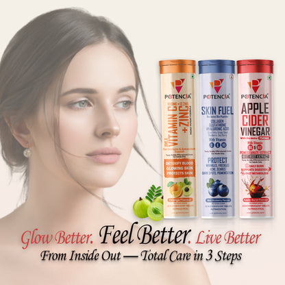 Apple Cider+Skin Fuel+Vitamin C Combo