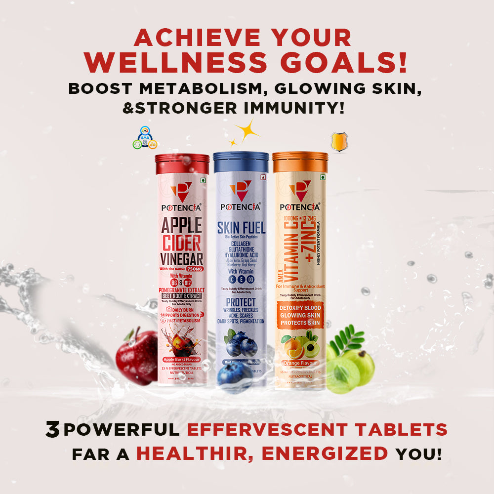Apple Cider+Skin Fuel+Vitamin C Combo