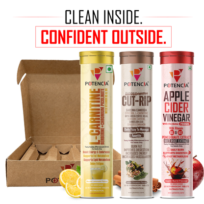 Potencia Fat Loss Kit | India’s Advanced Daily Fat Loss & GLP-1 Support Stack