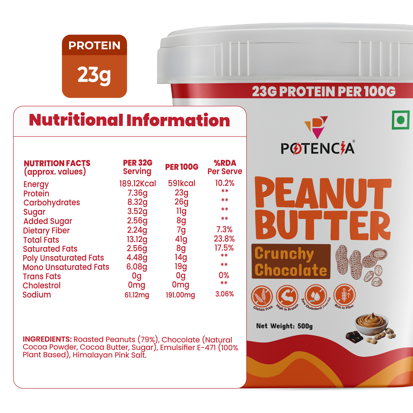 Chocolate Crunchy Peanut Butter