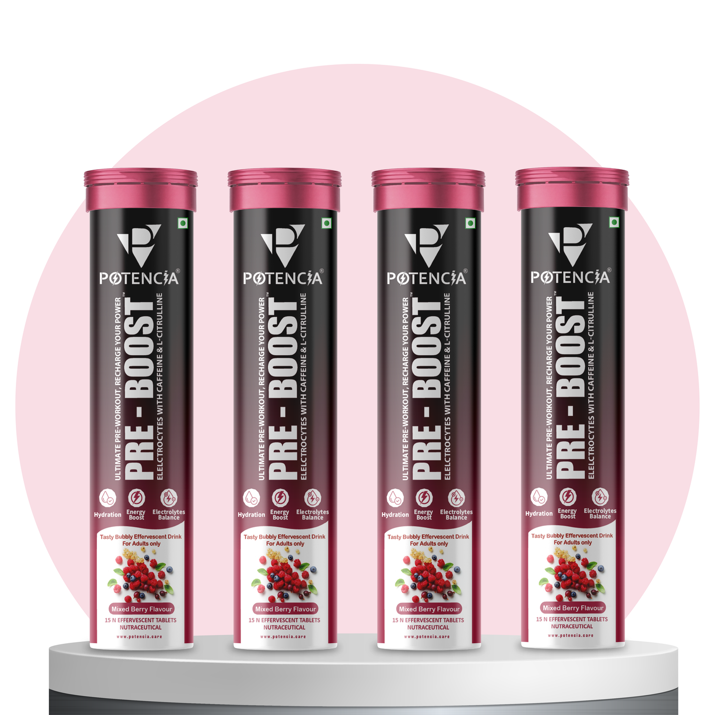 Potencia Pre-Boost Savings Pack – 4 Tubes ₹500