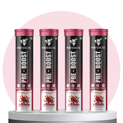 Potencia Pre-Boost New Savings Pack – 4 Tubes ₹500